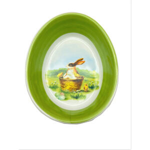 Williams Sonoma 2011 Bunny Ramekin Easter Egg Shape Dessert Bowl Replacement